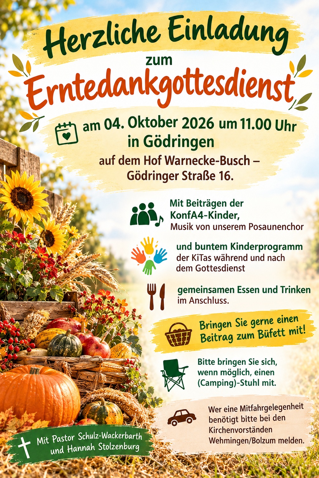 Hofgottesdienst zum Erntedankfest 2026